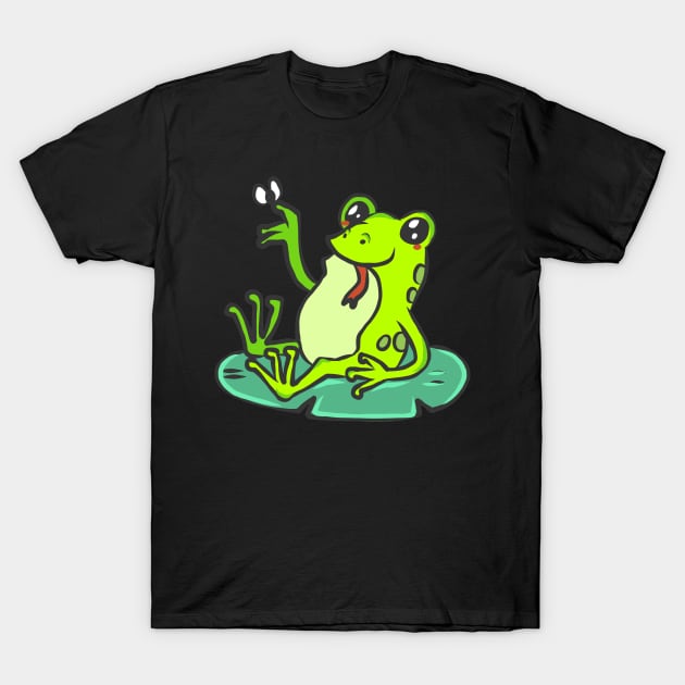 Frog Tadpole Toad Lurch Toad Froschlurch sweet T-Shirt by KK-Royal